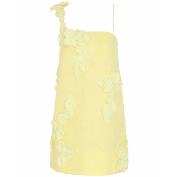 NEW ZIMMERMANN high tide lift off flower mini dress in lemon - Picture 4 of 4